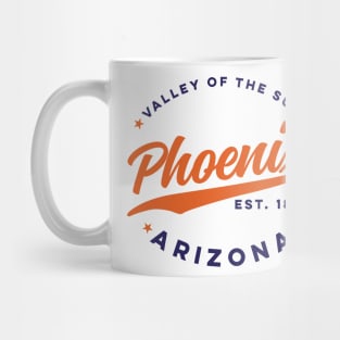 Vintage Phoenix Arizona Valley of the Sun Color City USA Mug